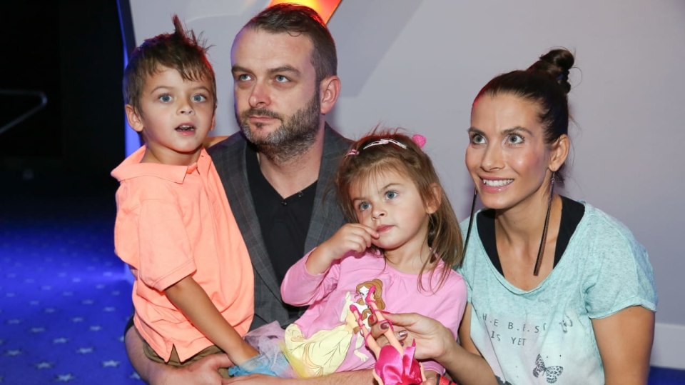 Eva Decastelo, její manžel René, syn Michálek a dcera Zuzanka
